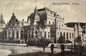 Kurhaus Dorna Watra, Postkarte [Foto: Sammlung des Bukowina-Instituts, Signatur O2, B 14.4].