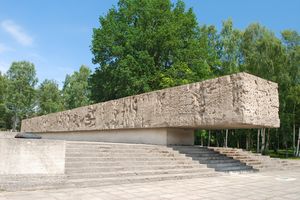 Denkmal Konzentrationslager Stutthof.